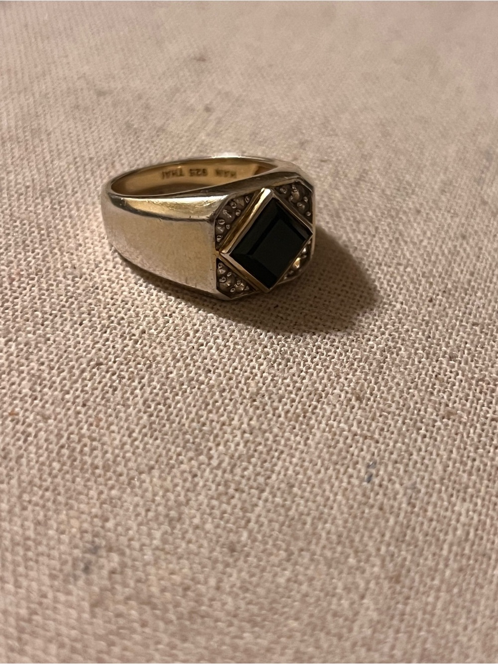 Men’s  Sterling Silver Silver 925 Ring